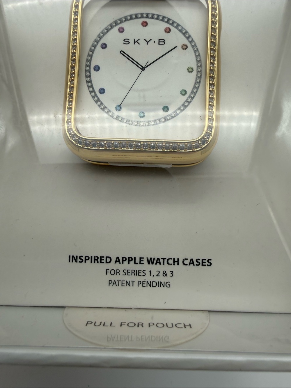 Sky Gold Rhinestone Apple Watch Case - Picture 3 of 4